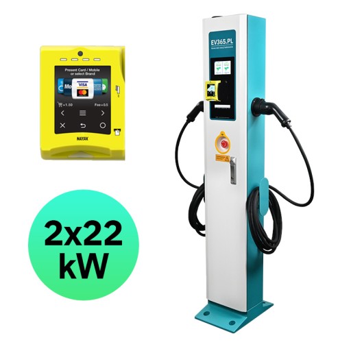 Stacja ładowania EV365 Model AC2 2x22 kW terminal
