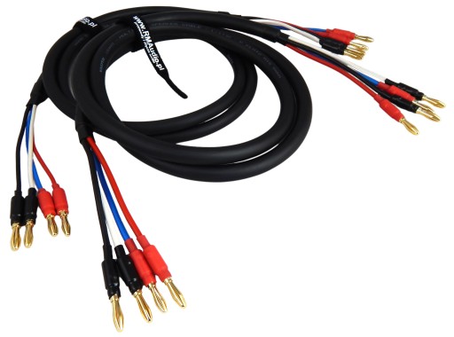 KLOTZ GŁOŚNIKOWY BI-WIRE BANANY 4x4mm 3m 2szt