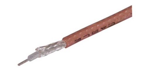 Przewód koncentryczny teflon 50 OHm RG316 teflon