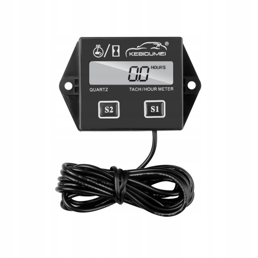 Digital Engine Tachometer Gauge RPM LCD Display