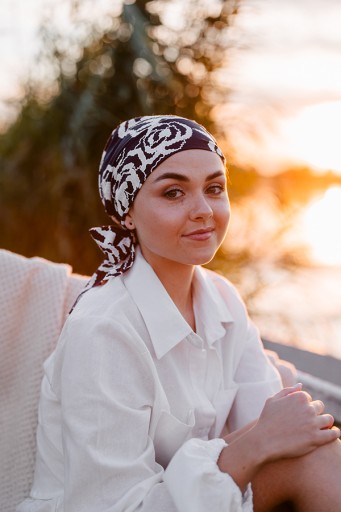 Chusta Carmen - bawełna Turban po chemii c/75