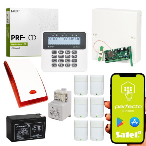 ALARM DO FIRMY DOMU SATEL PERFECTA 6xPIR ANDROID