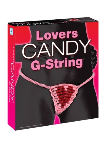 G-String Damskie Stringi z Cukierków z Sercem