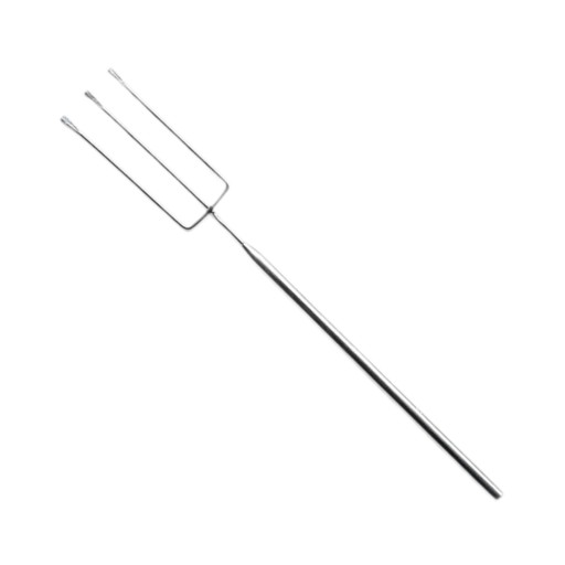 Widelec do serowego fondue stal nierdzewna 20 cm dekor ze stali nierdzewnej zanurzanie w czekoladzie D