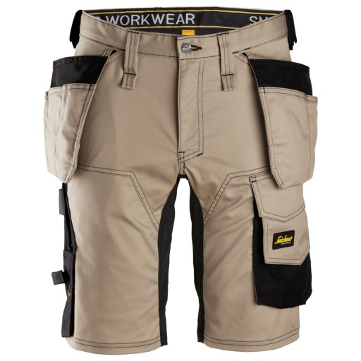 SPODNIE KRÓTKIE BHP STR. SNICKERS 6141 (KHAKI 50)
