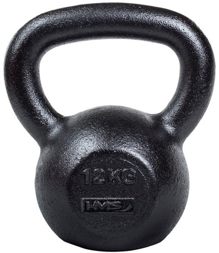 Kettlebell Ciężarek Odważnik Żeliwny 12 kg HMS