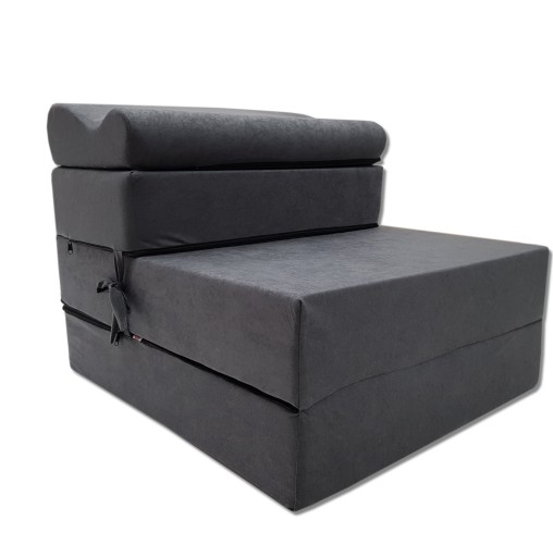 MATERAC TURYSTYCZNY FOTEL ROZKŁADANY 200x70x15cm