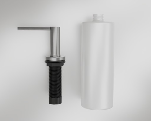 Dozownik stalowy PREMIUM 500 ml, Kolor: Stal szczotkowana