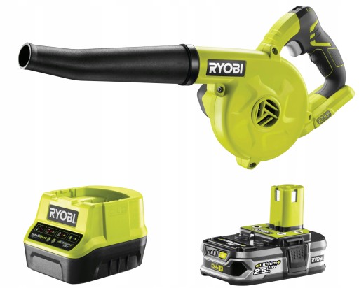 RYOBI DMUCHAWA WARSZATOWA Kompaktowa R18TB 18V + AKUMULATOR 2,5Ah