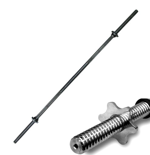 GRYF PROSTY 120 CM EB FIT fi25 SOLIDNY DO DOMU