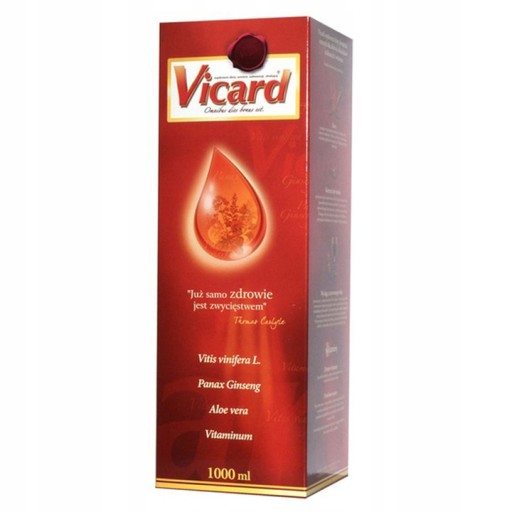 VICARD 1000ml WITAMINY SERCE CIŚNIENIE KRWI