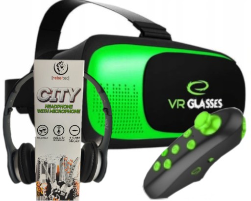 GOGLE OKULARY VR WIRTUALNA RZECZYWISTOŚĆ DO GIER