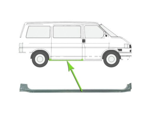 VW TRANSPORTER T4 PRÓG REPERATURKA PROGU