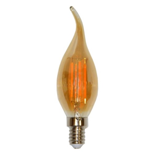 Żarówka LED CA35 E14 4W 2200K AMBER