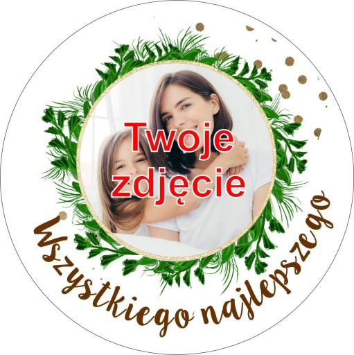 Opłatek waflowy na tort z własnym zdjęciem