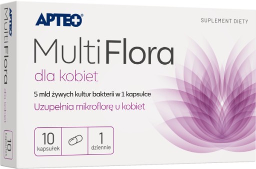 Multi Flora probiotyk dla kobiet Apteo 10 kapsułek