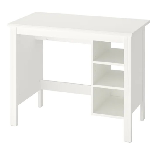 Ikea BRUSALI Biurko, biały90x52 cm
