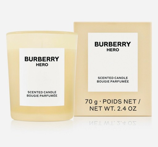 BURBERRY HERO SCENTED CANDLE ŚWIECA ZAPACHOWA NOWA