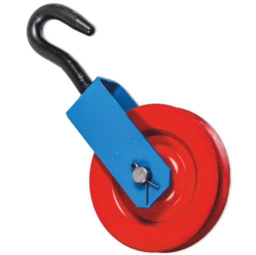 Bloczek do lin z blachy Pojedynczy 160 mm
