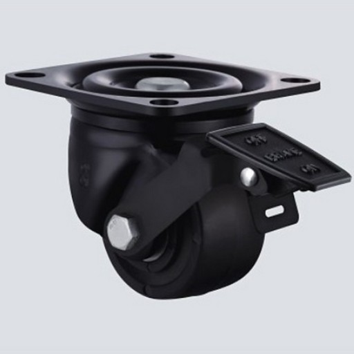 Koło kółko z poliamidu z hamulcem 65 mm 500kg