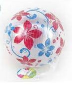 PIŁKA GUMOWA PLAŻOWA PVC 23 CM KOLOROWA DO ZABAWY