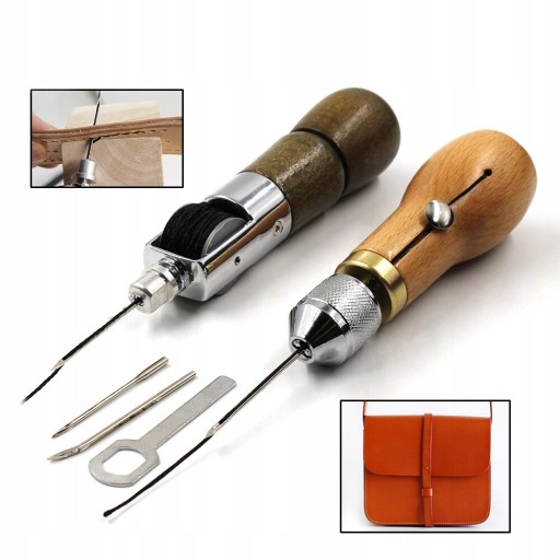 Hand sewing machine waxed thread for leather