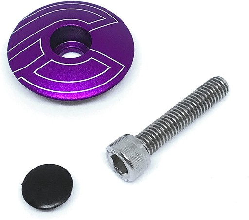 Kapsel Cinelli Top Cap Purple Aluminiowy