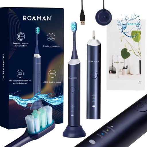 Szczoteczka Soniczna Elektryczna Roaman T3