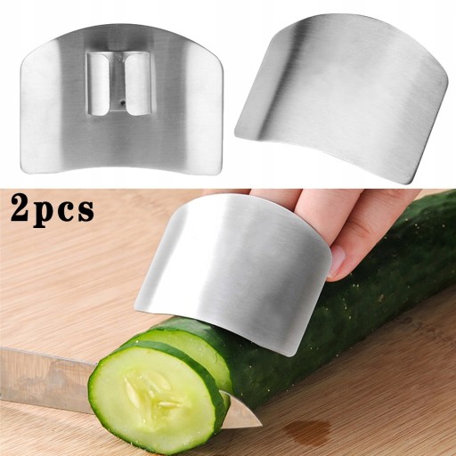 Opakowanie 2 Tainless Steel Finger ochraniacz dłon