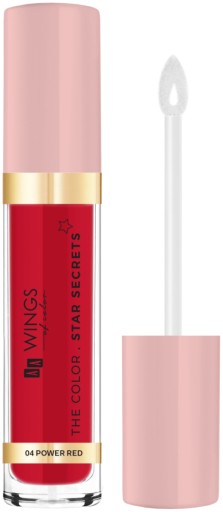 AA WINGS OF COLOR Star Secrets błyszczyk Power Red