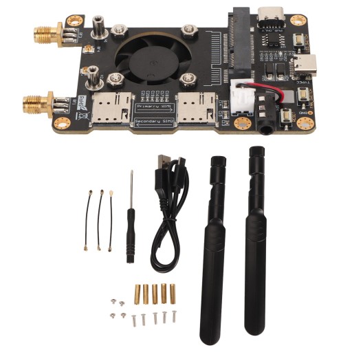 Moduł 3G 4G LTE Base HAT z gniazdem SIM do Tinker Board RasPi Rock64