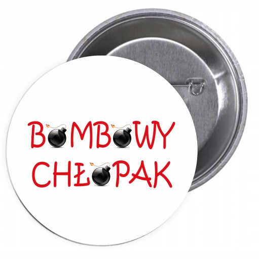 Przypinki buttony BOMBOWY CHŁOPAK