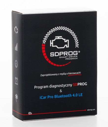 Program diagnostyczny SDPROG + Interfejs iCar PRO Bluetooth BT 4.0 LE