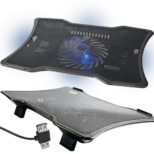 PODSTAWKA CHŁODZĄCA PODKŁADKA POD LAPTOPA LED USB