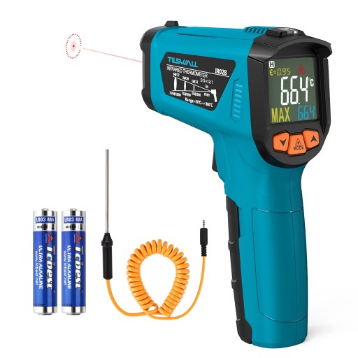 Termometr cyfrowy laserowy na podczerwień -50°C do 800°C
