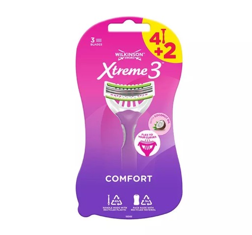 WILKINSON XTREME3 BEAUTY MASZYNKA DO GOLENIA 6SZT