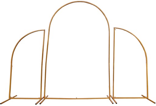 STELAŻ STOJAK ŁUK ŚLUBNY ścianka 200 cm ZESTAW x3