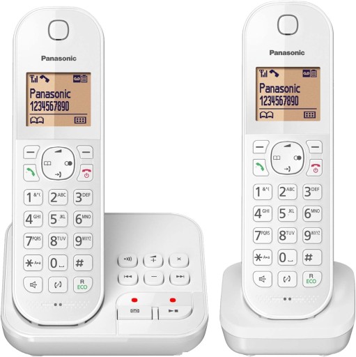Telefon stacjonarny Panasonic KX-TGC422GW, biały