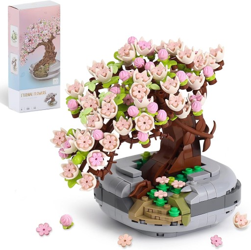 LOGO CREATOR BLOKI DRZEWO BONSAI KWIAT PUZZLE
