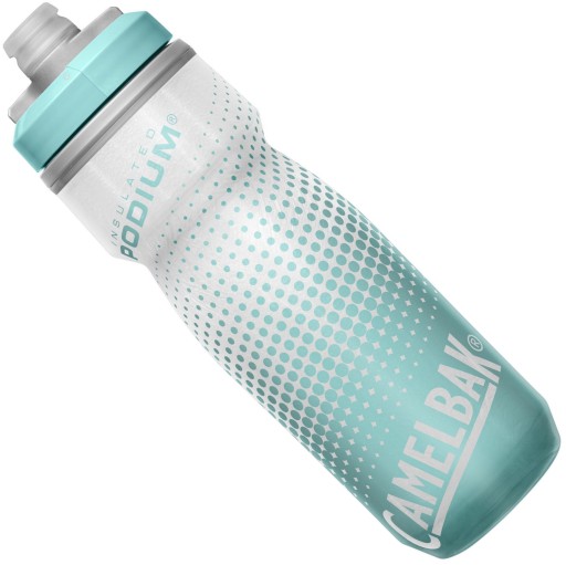 Bidon Rowerowy CAMELBAK Podium CHILL 620 ml Teal Dot Izolacja