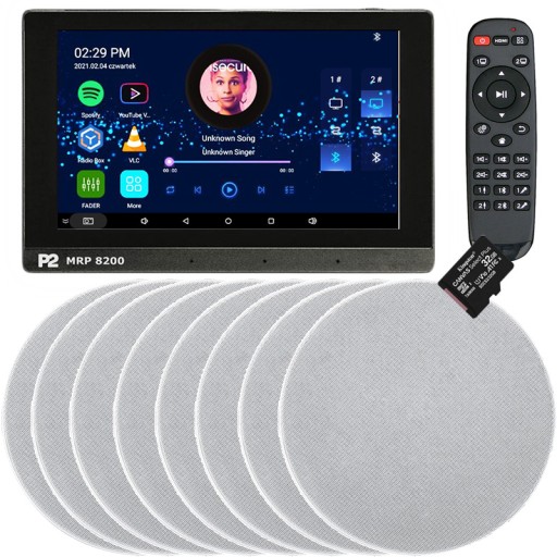 DEXON RADIO INTERNETOWE PODTYNKOWE Z BLUETOOTH SD