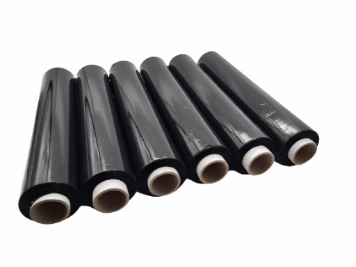 FOLIA STRETCH STRECZ CZARNA 1.5KG 6szt
