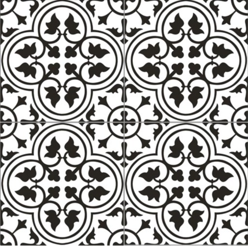 PŁYTKI PATCHWORK BORTHON BLACK 45X45 NOWOŚĆ