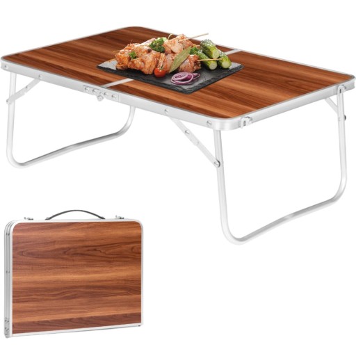 STOLIK SKŁADANY TURYSTYCZNY 60x40 CM STABILNY NA GRILL OGNISKO BIWAKOWY XL