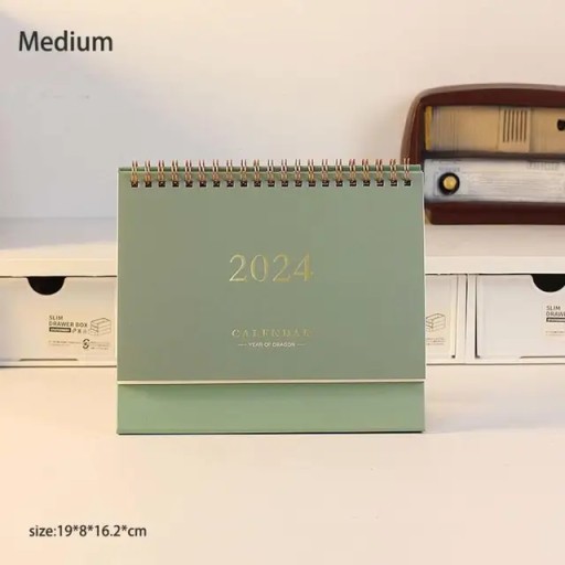 Desk Standing Calendar 2024 Desktop Small Mon