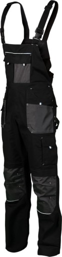 Spodnie Ogrodniczki Stalco Basic Line czarne r. 4XL S-51040