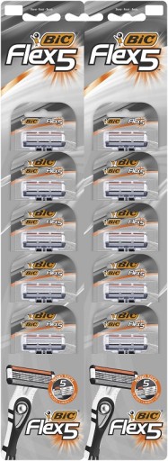 Maszynka do golenia BiC Flex 5 - karta 10 sztuk