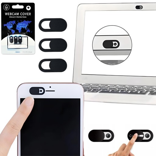 ZAŚLEPKA DO KAMERY LAPTOP KOMPUTER TABLET ZASŁONKA OSŁONKA OBIEKTYWU 3SZT