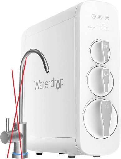 Centrala z filtrami System Odwrócona osmoza Waterdrop G3 biały