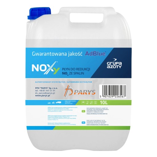 AdBlue NOXY DODATEK PŁYN KATALITYCZNY + LEJEK 10L